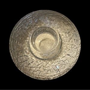 Vintage Orrefors Discus Votive Candle Holder (1)